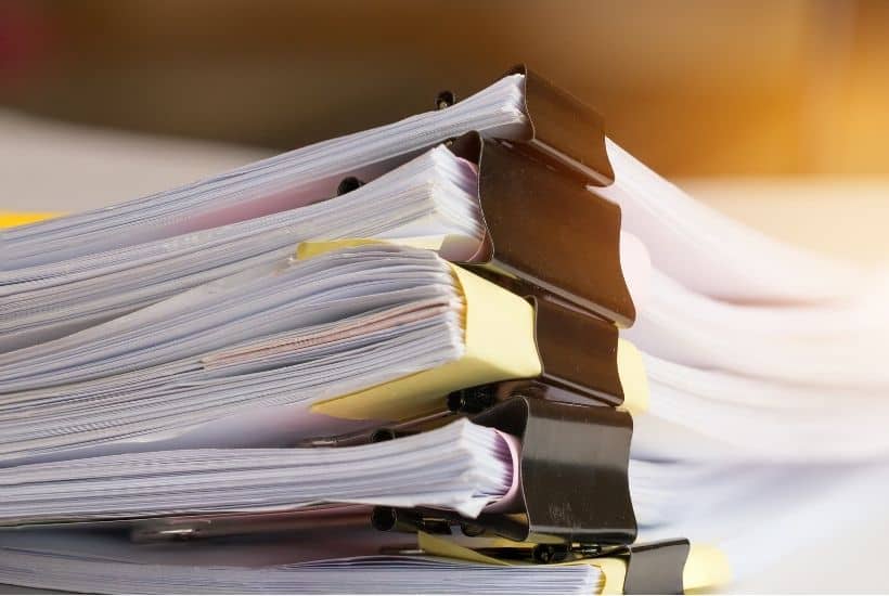 Documentos organizados