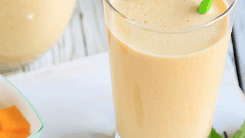 Batido de mango y yogur